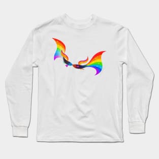 Two Rainbow guppy Long Sleeve T-Shirt